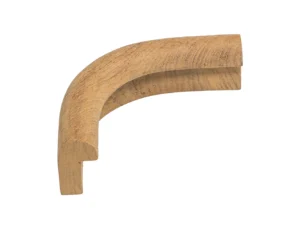 Whitecap Teak Edge Molding Outside Corner