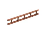 Whitecap Teak Standard Pin Rail - 5'