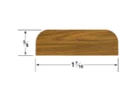 Whitecap Teak Batten - 1-7/16"W