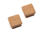 Whitecap Teak Square Drawer Knob - 1-1/8" - 2 Pack