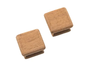 Whitecap Teak Square Drawer Knob - 1-1/8" - 2 Pack