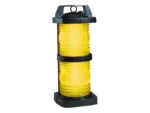 Perko Double Lens Navigation Light - Yellow Towing Light - Black Plastic