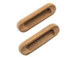 Whitecap Teak Oblong Drawer Pull - 4-1/16"L - 2 Pack