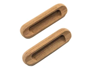 Whitecap Teak Oblong Drawer Pull - 4-1/16"L - 2 Pack