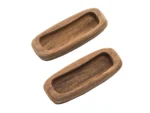 Whitecap Teak Rectangular Drawer Pull - 3-1/4"L - 2 Pack