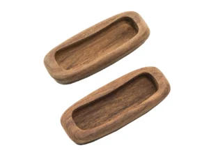 Whitecap Teak Rectangular Drawer Pull - 3-1/4"L - 2 Pack