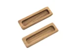 Whitecap Teak Large Rectangular Drawer Pull - 4-1/2"L - 2 Pack