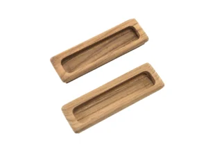 Whitecap Teak Large Rectangular Drawer Pull - 4-1/2"L - 2 Pack