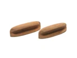Whitecap Teak Oval Drawer Pull - 4"L - 2 Pack