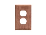 Whitecap Teak Outlet Cover/Receptacle Plate