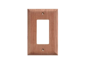 Whitecap Teak Ground Fault Outlet Cover/Receptacle Plate