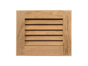 Whitecap Teak Louvered Insert - 7-1/2" x 9-1/8" x 3/4"