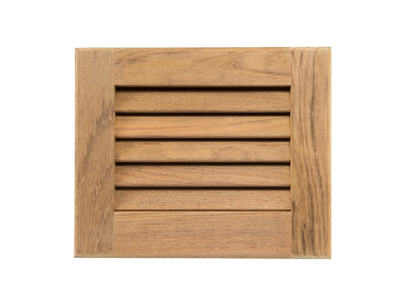 Whitecap Teak Louvered Insert - 7-1/2" x 9-1/8" x 3/4"