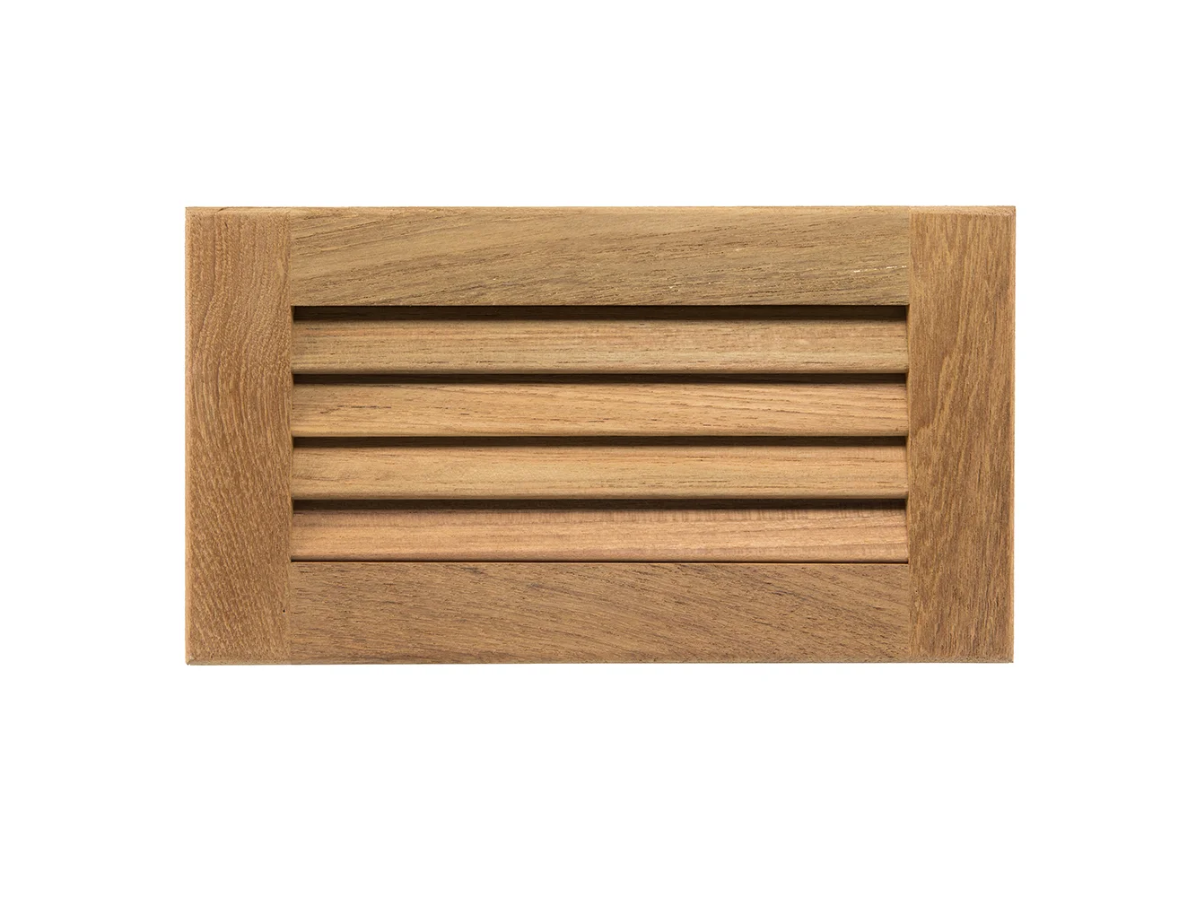 Whitecap Teak Louvered Insert - 6-3/8" x 11-3/16" x 3/4"