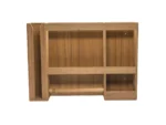 Whitecap Teak Dish/Cup/Paper Towel Rack