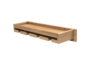Whitecap Teak Wineglass Rack w/Shelf