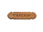 Whitecap Teak "CAPTAIN" Name Plate