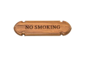 Whitecap Teak "No Smoking" Name Plate