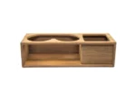 Whitecap Teak Two Insulated Drink/Binocular Rack w/Tray