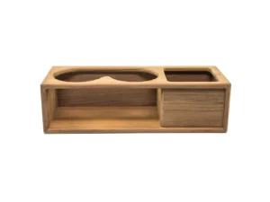 Whitecap Teak Two Insulated Drink/Binocular Rack w/Tray