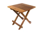 Whitecap Teak Solid Top Fold Away Table