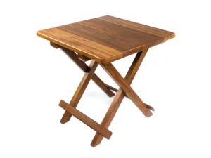 Whitecap Teak Solid Top Fold Away Table