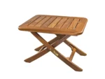 Whitecap Teak Small Adjustable Slat Top Table