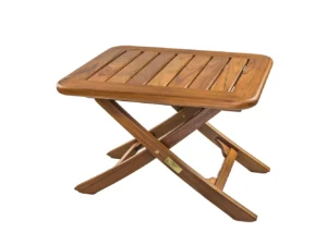 Whitecap Teak Small Adjustable Slat Top Table