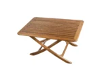 Whitecap Teak Large Adjustable Slat Top Table