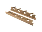 Whitecap Teak Lock-In Four-Rod Storage Rack