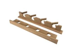 Whitecap Teak Lock-In Four-Rod Storage Rack