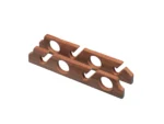 Whitecap Teak Four-Rod Storage Rack - Pair