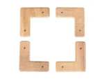 Whitecap Teak Cooler/Box Chocks - 4 Pack