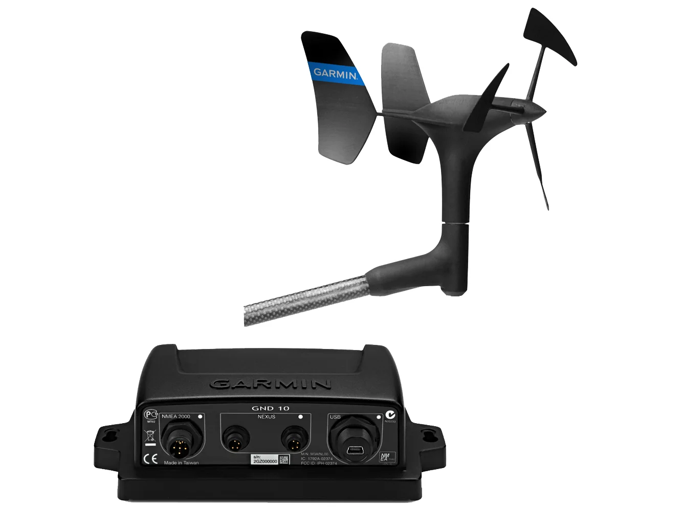 Garmin gWind™ Transducer w/GND™ 10 Black Box Bridge