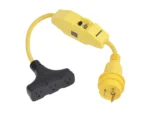 Marinco Dockside 30A to 15A Adapter with GFI
