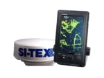 SI-TEX T-760 Compact Color Radar w/4kW 18" Dome - 7" Touchscreen