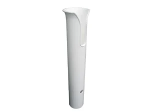 TACO Poly Thru-Bolt Rod Holder w/Mounting Holes - No Hardware - White