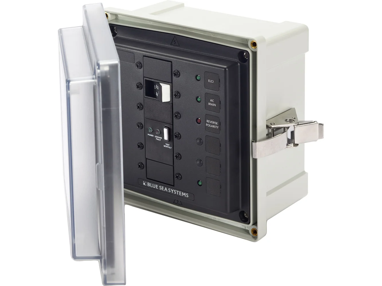 Blue Sea 3119 SMS Surface Mount System Panel Enclosure - 120/240V AC / 50A ELCI Main - 1 Blank Circuit Position