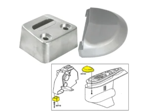 Tecnoseal Anode Kit w/Hardware - Volvo SX - Zinc