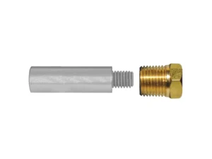 Tecnoseal E00 Pencil Zinc w/Brass Cap