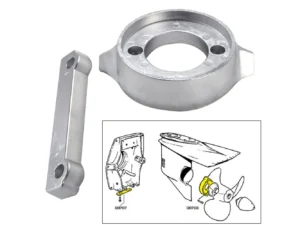 Tecnoseal Anode Kit w/Hardware - Volvo 280 - Aluminum