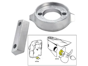 Tecnoseal Anode Kit w/Hardware - Volvo 290 - Aluminum