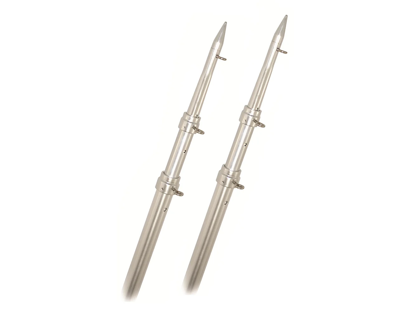 Rupp Top Gun Telescoping Outrigger Poles - Aluminum/Silver - 18'