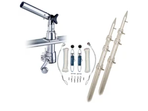 Rupp Z-30 Top Gun Outrigger Kit w/18' Poles & Complete Single Line Rigging Kit w/Klickers Release Clips