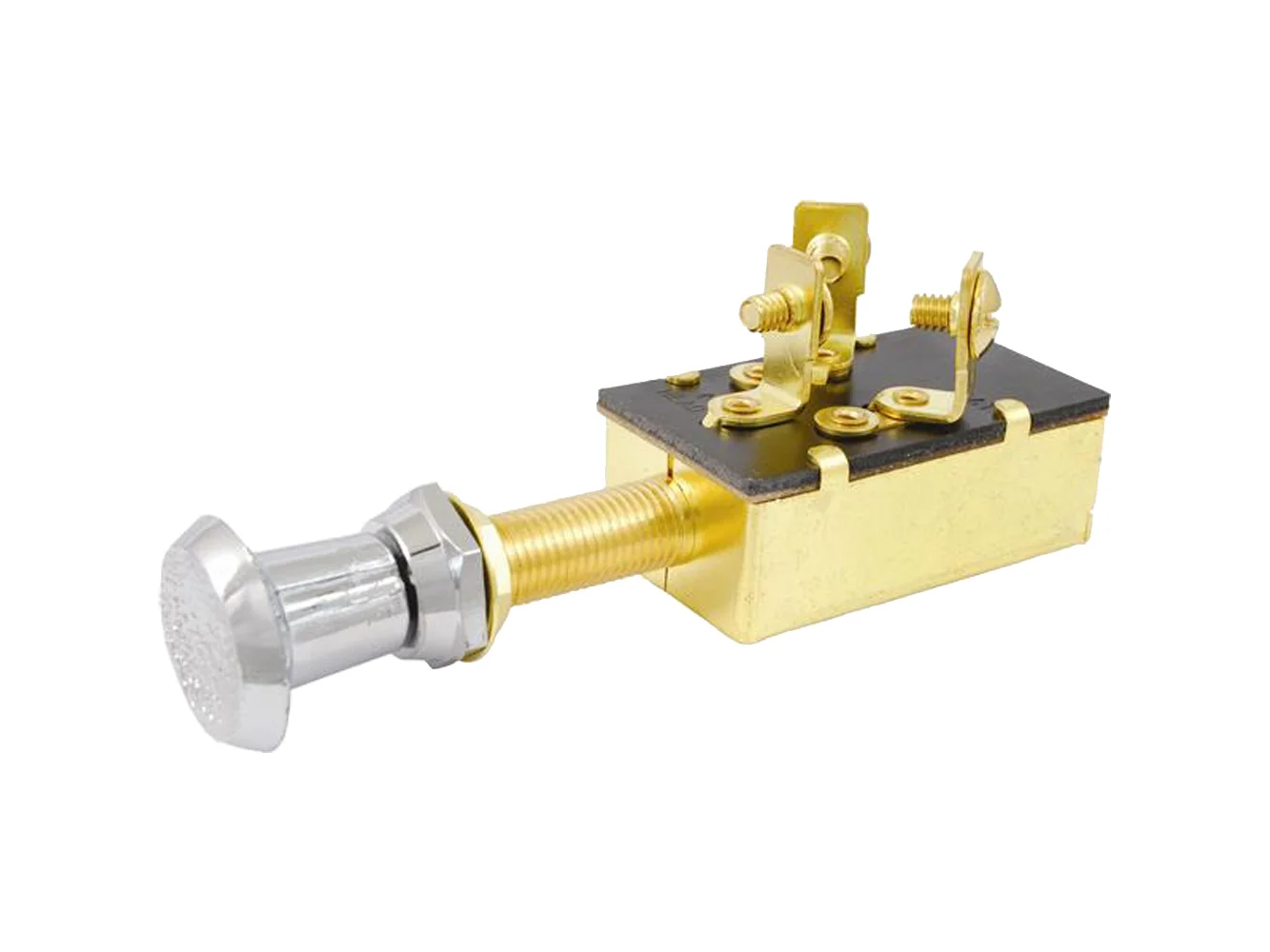 Attwood Push/Pull Switch - Three-Position - Off/On/On