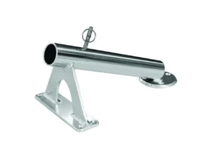 Rupp Fixed Mount Center Rigger Holder - Silver