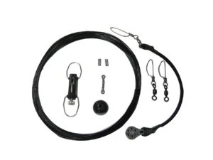 Rupp Center Rigging Kit w/Klickers - Black Mono 50'
