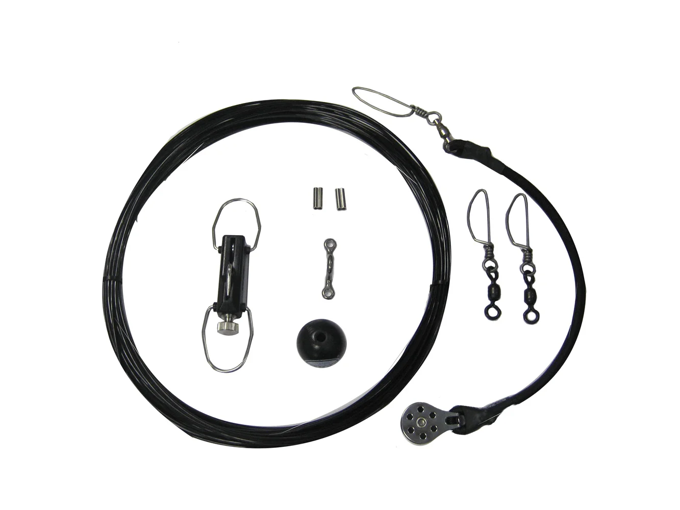 Rupp Center Rigging Kit w/Klickers - Black Mono 50'
