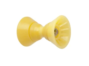 C.E. Smith 4" Bow Bell Roller Assembly - Yellow TPR
