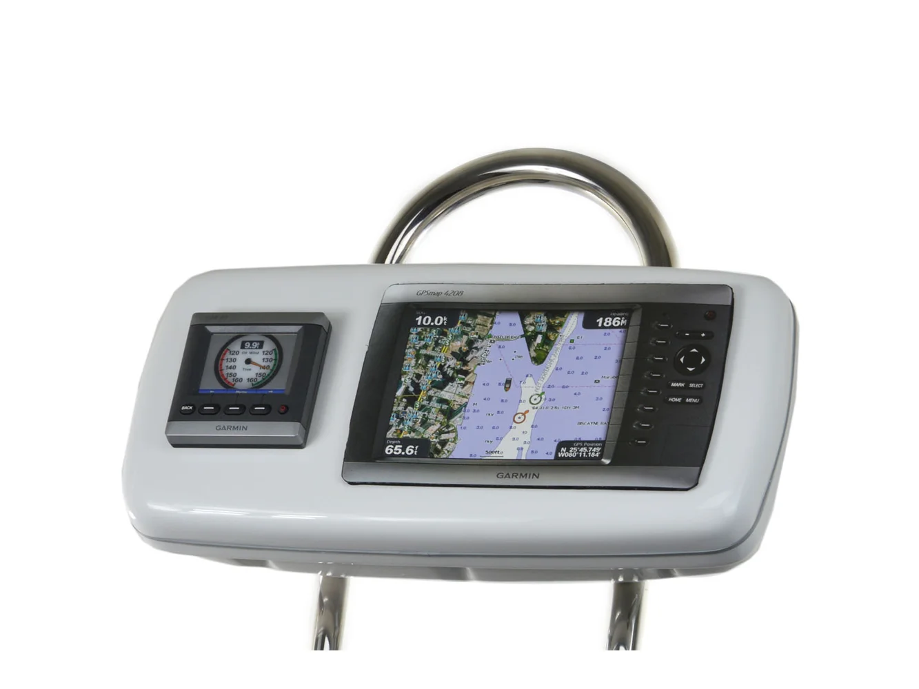 NavPod GP1040-02 SystemPod Pre-Cut f/Garmin 4008/4208 & 1 Instrument f/9.5" Wide Guard
